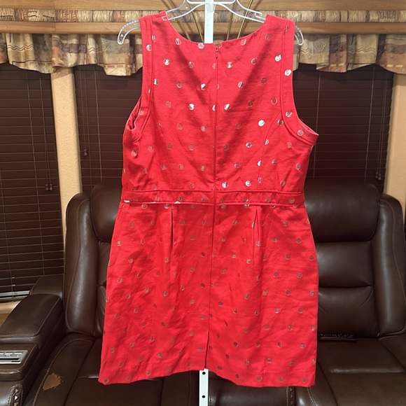 ELLE Red Sleeveless Dress - Picture 4 of 5